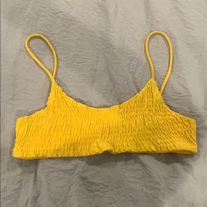 yellow bikini top!
